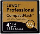 lexar 4GB 133x Pro Compactflash Memory Card