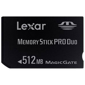 Lexar 512MB Memory Stick Pro Duo