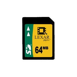 LEXAR 64 Mb Secure Digital Card
