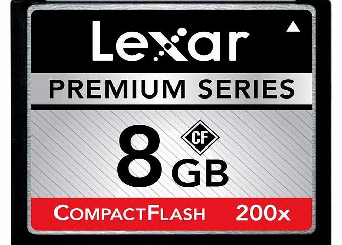 Lexar CompactFlash 200x Premium Memory Card - 8 GB