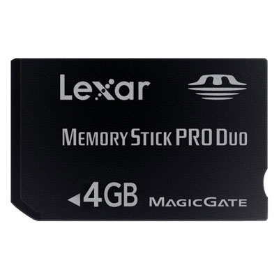 Lexar Memory Stick PRO Duo Premium 4GB