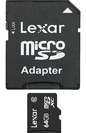 microSDXC high speed memory card with adapter -