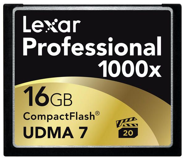 Professional 1000x Compact Flash Card - 16GB