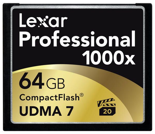 Lexar Professional 1000x Compact Flash Card - 64GB