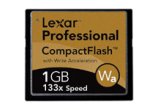 Lexar Professional Series 133X Compact Flash Card - 1GB