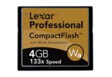 Lexar Professional Series 133X Compact Flash Card - 4GB