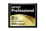 Lexar Professional Series 233X Compact Flash Card - 2GB