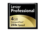 Lexar Professional Series 233X Compact Flash Card - 4GB