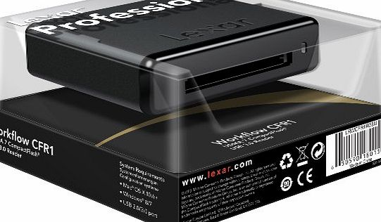 Lexar Professional Workflow CFR1 USB 3.0 CompactFlash Card Reader - Black
