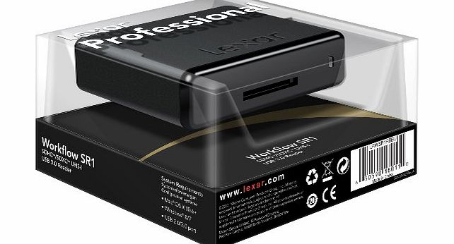 Lexar Professional Workflow SR1 USB 3.0 SD Card Reader - Black