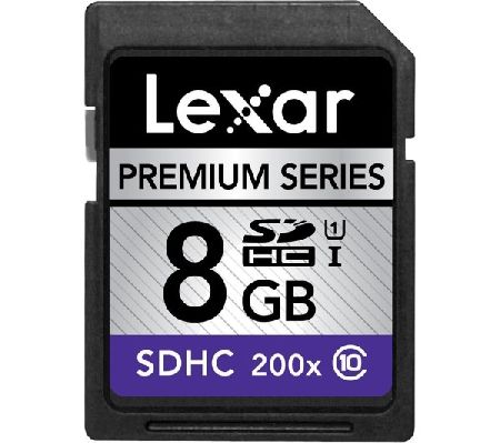 Lexar SDHC memory card - 8 GB class 10