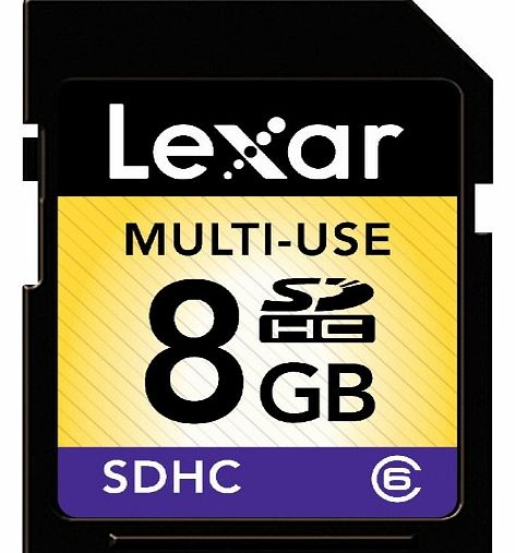 SDHC MEMORY CARD 8GB CLASS 6 - black