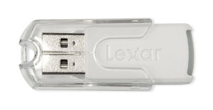 USB 2.0 Flash / Key Drive - 4GB - JumpDrive FireFly (White)