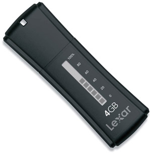 USB 2.0 Flash / Key Drive - 4GB - JumpDrive Secure II Plus