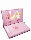 Barbie Portable Dvd Player 7" Lcd Screen