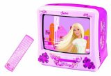 Barbie Tv/Dvd Player 14` Screen