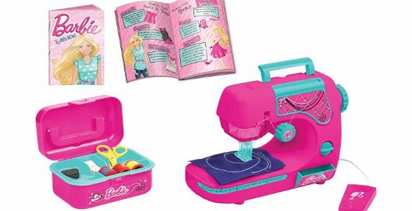 LEXIBOOK  Barbie Sewing Machine with Fashion Designer Guide