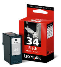 Lexmark 18C0034E Lexmark High Yield Black Cartridge No. 34