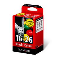 Lexmark No 16 Black and No 26 Colour Ink
