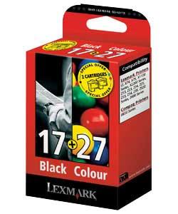 No 17 and No 27 Pack of Ink Cartridges