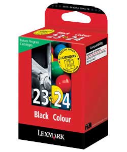 No 23 and No 24 Pack of Ink Cartridges