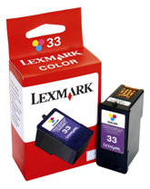 Lexmark Remanufactured 18C0033 (No. 33) Color (Low Capacity)