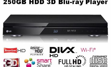 LG HR922M 3D Blu-ray Player & Recorder with Wi-Fi Freeview HD 250GB HDD