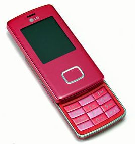 LG KG800 CHOCOLATE UNLOCKED PHONE - PINK