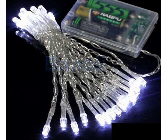 Warm White 40 LED Battery String Lamp Light Fairy Christmas Party