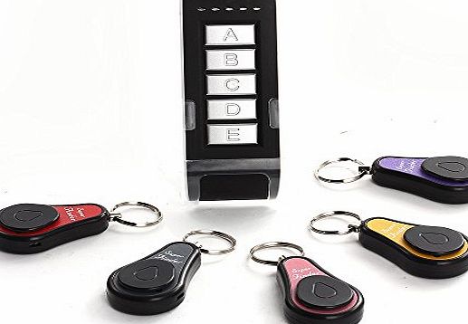 5 in 1 Wireless Lost Key Finder Locator Find Locater Alarm Keychain 40m
