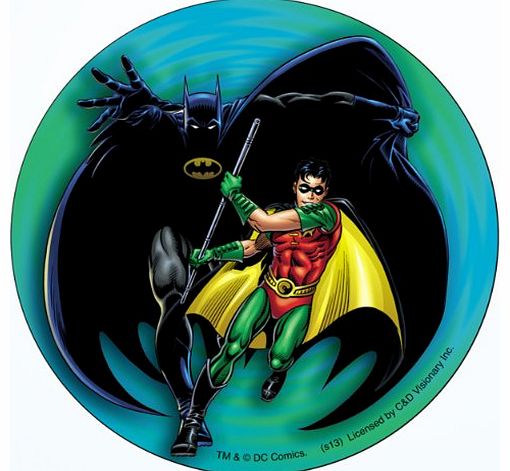 Licenses Products DC Comics Batman - Batman And Robin STICKER, Officially Licensed Artwork, 4`` x 4`` - Long Lasting Sticker DECAL