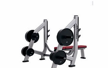 Life Fitness Signature Series Olympic Bench Weight Storage
