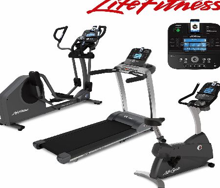 Life Fitness Track Plus Package: F3 Treadmill;