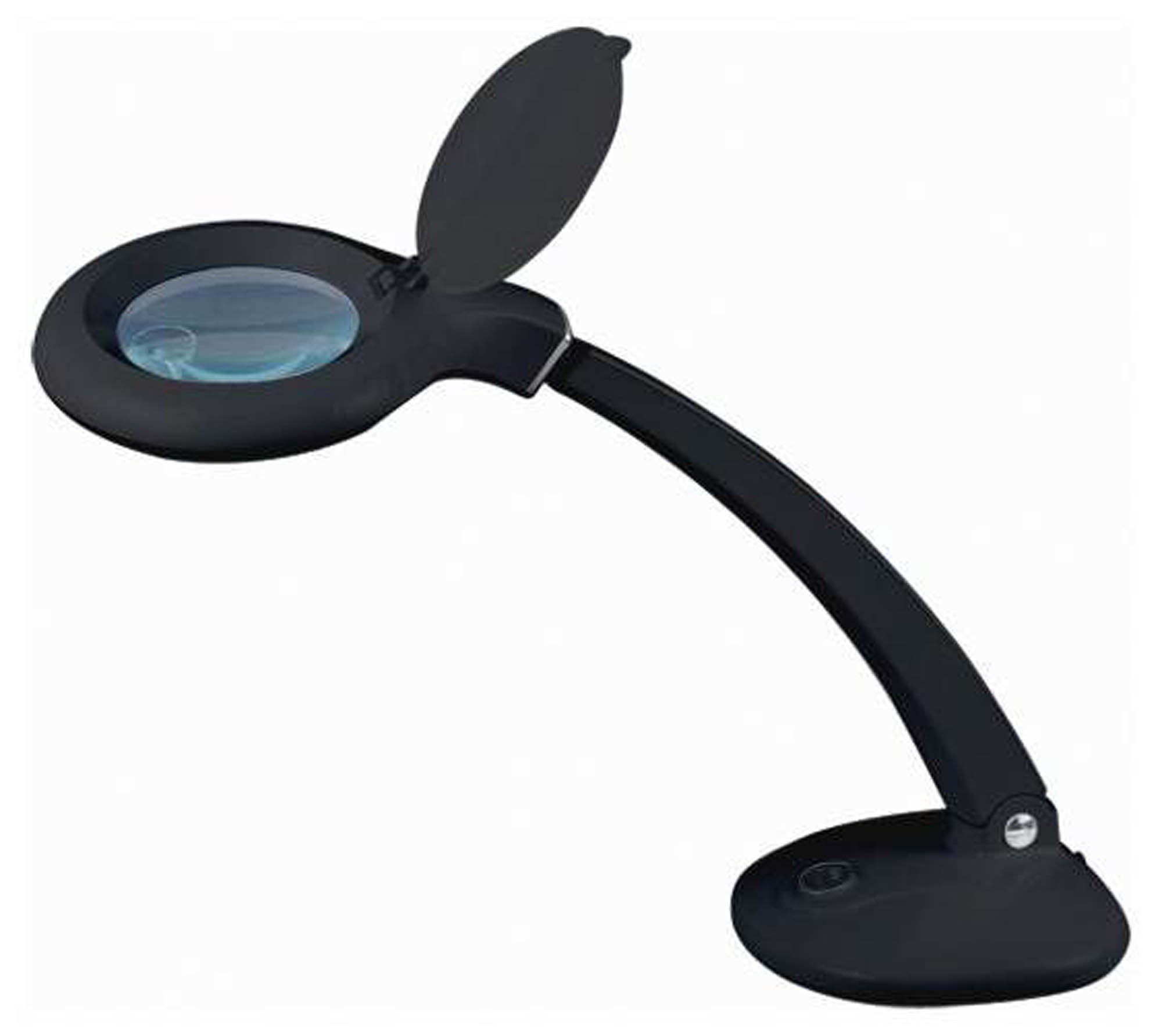 Magnifying Table Lamp - Black