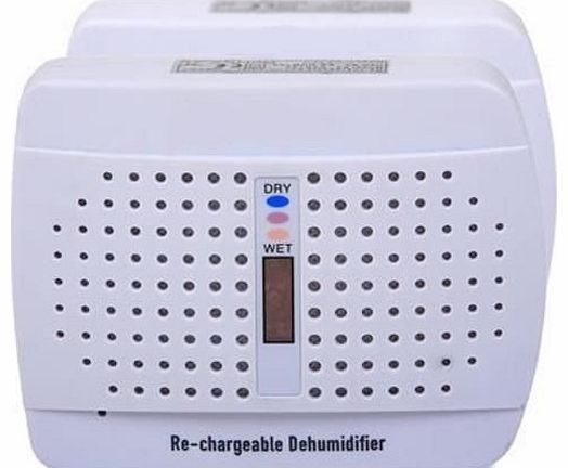Rechargeable Mini Dehumidifier - 2 Pack Set