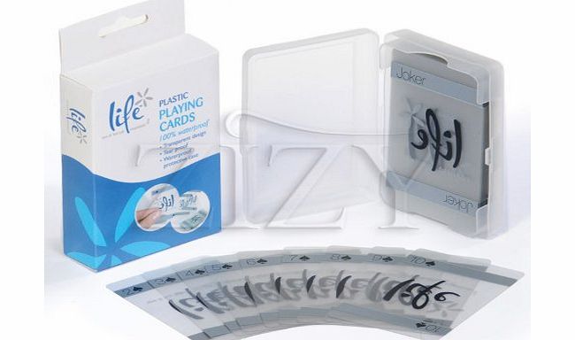 LifeR Life Waterproof Playing Cards for Pools and Spa/Hot Tub