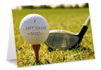 Lifestyle Golfing Personalised Greetings Card - A5