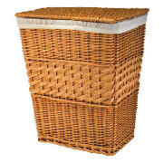 Lights and darks laundry basket