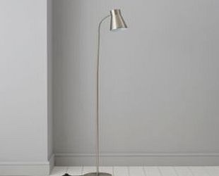 Keats Nickel Effect Floor Lamp