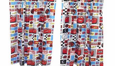 Lights Linen Disney Cars Cruise 66`` x 54`` Curtains