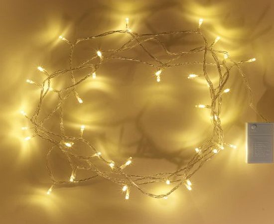 Lights4fun Battery Operated Fairy Lights with 40 Warm White LEDs by Lights4fun