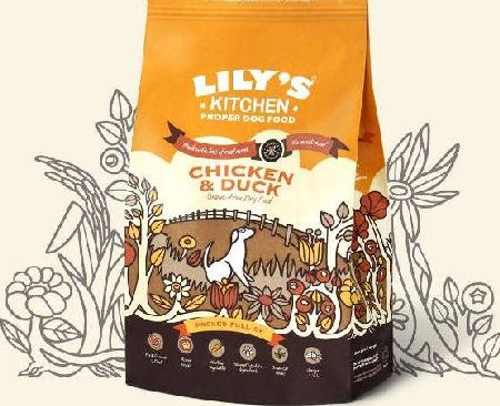 Lily`s Kitchen, 2102[^]0138620 Chicken and Duck Grain Free Dog