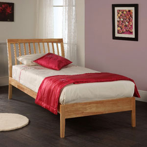 Limelight , Ananke, 4FT Sml Double Bedstead - Birch