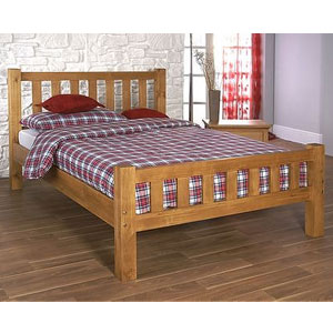 Limelight Astro 4FT Small Double Wooden Bedstead