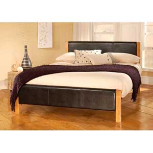 Limelight Mira 4FT 6 Double Leather Bedstead