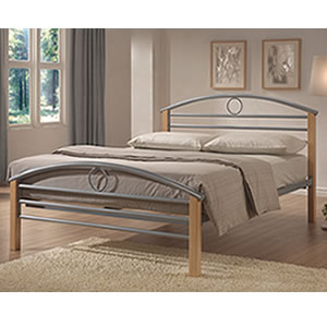 Limelight Pegasus 4FT Small Double Metal Bedstead