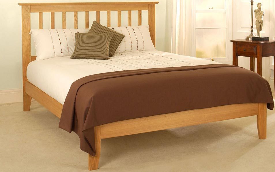 Limelight Dione Wooden Bedstead, Double, Latex