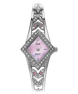 Limit Ladies Silver Bracelet Diamond On Dial Watch