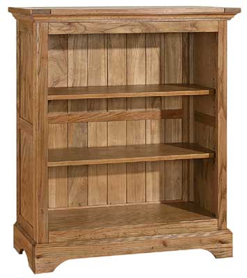Oak Low 44.5in x 43in Bookcase