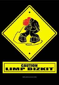 Limp Bizkit Caution Textile Poster